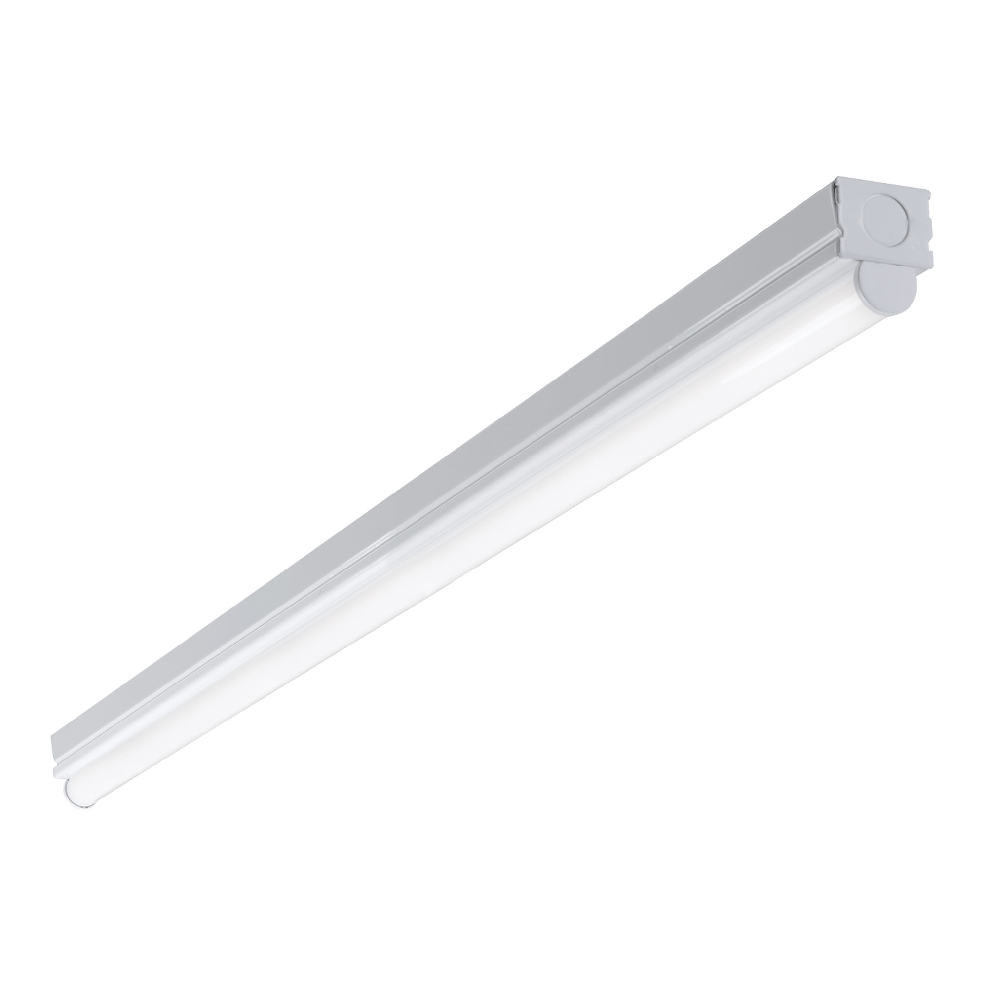 Metalux:4 ft. 1-Light Linear White Integrated LED Ceiling Strip Light with 2100 Lumens, 4000K
